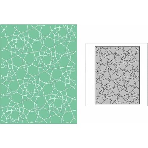 New Dotted Mess Flower Background Panel 2021 Metal Cutting Dies for DIY Scrapbooking and Card Making Embossing Craft No Stamps