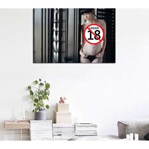 Sexy Model Cute Girl Wallpaper Artwork Posters Wall Art Canvas Paintings for Room Decor