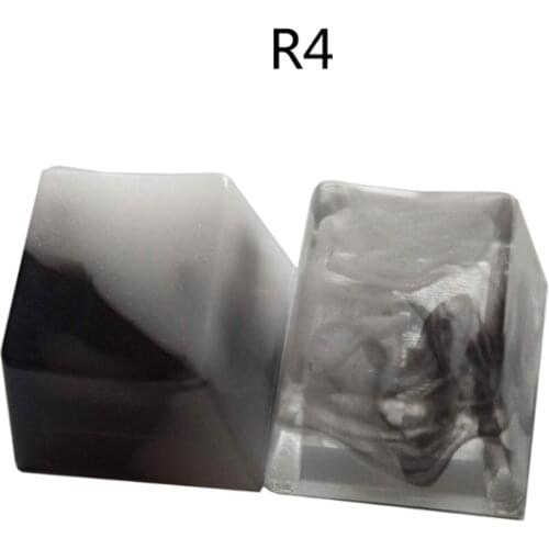 Handmade Customized OEM R4 Profile Resin Keycap Keyboard RGB Translucent Keycap Drop shipping