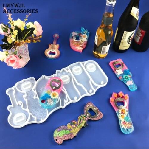DIY Beer Wrench Epoxy Resin Silicone Mold, Creative Bottle Opener, Homemade Resin Silicone Mold, Handicraft Accessories