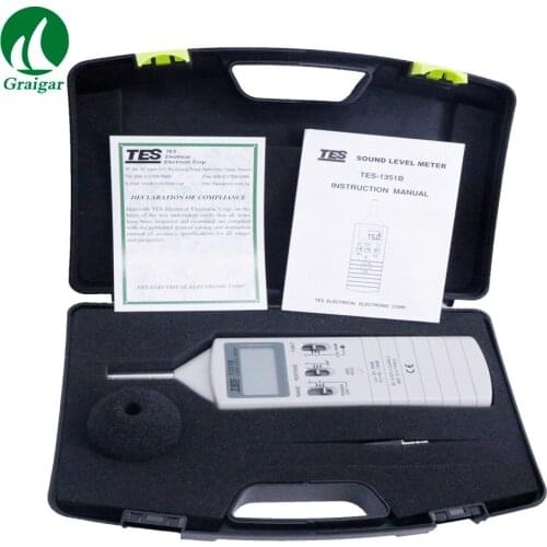 TES-1351B High Precision Digital Sound Level Meter TES1351B with 0.1dB Resolution