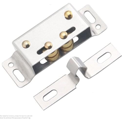 Kitchen Cabinet Catches Latch Door Closer Stoppers for Hardware Furniture Fittings Cupboard Buckle-type Magnetic Door Catches