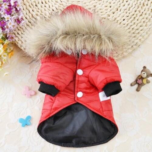 Winter Pet Dog Clothes French Bulldog Pet Warm Jacket Coat Dog Clothing Outfit Vest For Small Medium Large Dogs Hoodie