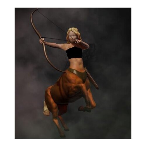 1/32 54mm girl with horse ancient 54mm toy Resin Model Miniature Kit unassembly Unpainted