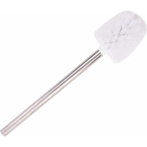 1 PC Toilet Brush Scrubber Stainless Steel Metal Handle Bathroom Toilet Ceaning Brush Holder Bathroom Cleaning Tool