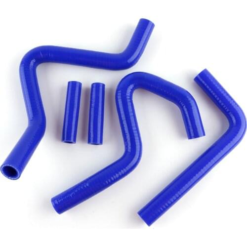 For KAWASAKI 2003 2004 KX250 KX 250 2-stroke Silicone Coolant Radiator Hose Kit