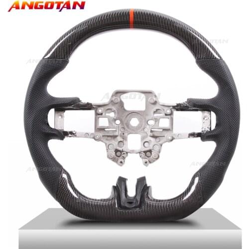 High Quality Customized Carbon Fiber Steering Wheel Fit For Ford Mustang 18-20