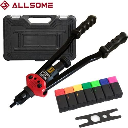 ALLSOME BT-607 Riveter Gun tool Hand Insert Rivet Nut Tool Manual Mandrels M3 M4 M5 M6 M8 M10 M12 HT2778