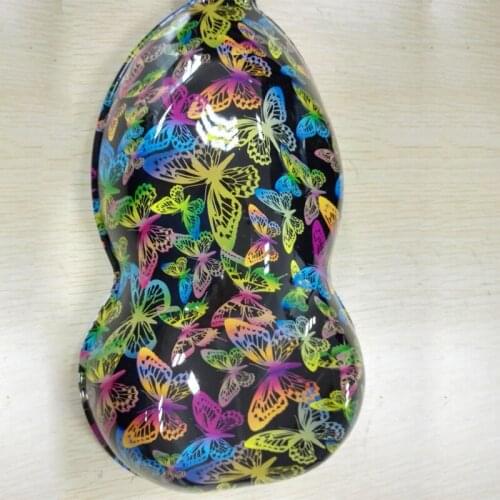 CSCY713 0.5mX20m water transfer vinyl colorful butterflies hidrografik film water transfer