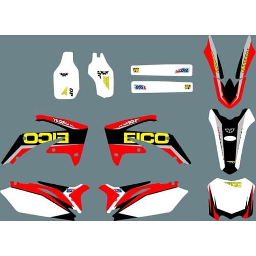 Ten Kinds of Motocycle Customized Team Graphic Background Sticker Decal 3M Custom for Honda CRF250 2010 2011 2012 2013