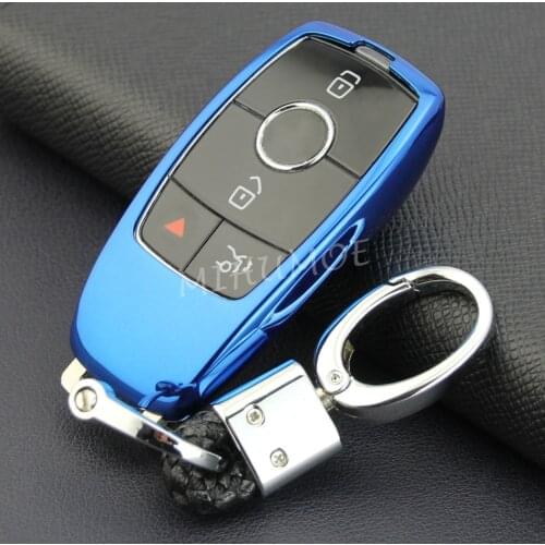 For Mercedes New A B C E S GLC GLE GLB CLA CLS Class W177 W247 W205 C205 W213 S213 X247 X253 C253 V167 Key Fob Case Cover Chain