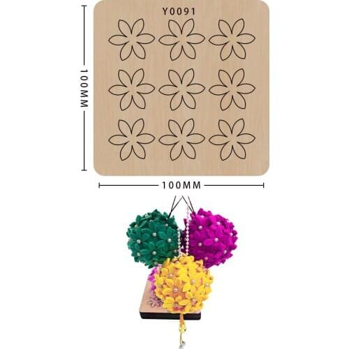 Hydrangea Scrapbooking Cutting Dies Multiple Various Pattern Series Die Cutting Mold Wood Die Diy Craft Folding Flower