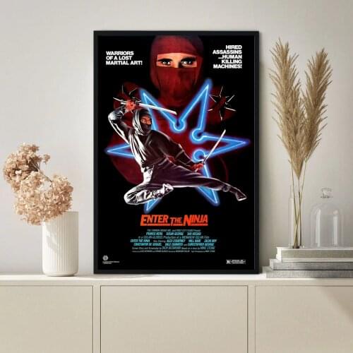 Enter the ninja Classic Hot Sale Movie Canvas Art Print Poster Wall Painting Home Decoration (No Frame)