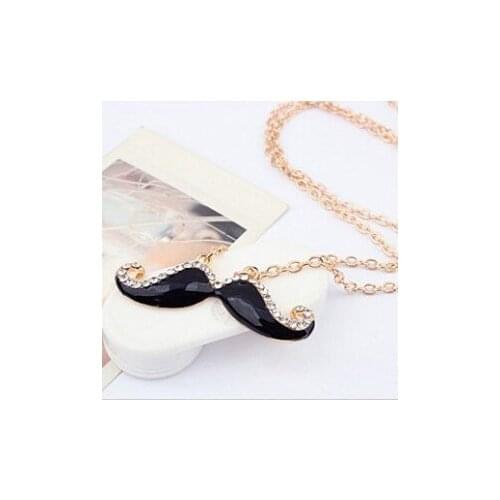 2021 Fashion Wholesale Vintage exquisite long Mustache necklace female design necklace women pendant necklace