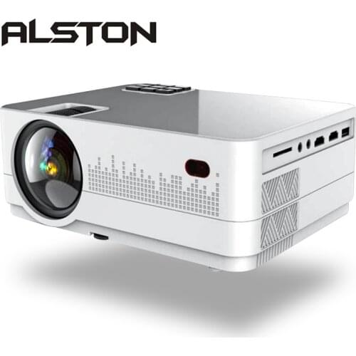 ALSTON Q2 Mini Portable HD Projector with HDMI-compatible USB For Game Movie Cinema Home Theater
