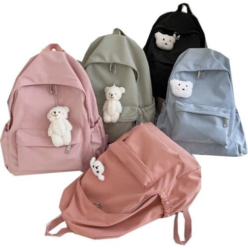 2021 Fashion Female Bag Schoolbag Girls Primary Students Junior Korean Men Women Backpack School