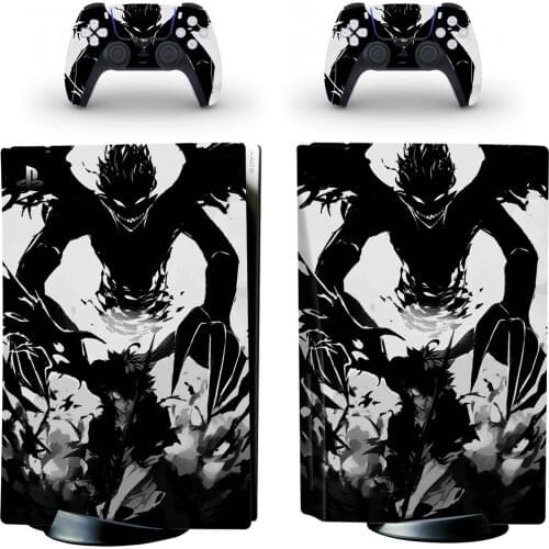 Black Clover PS5 Standard Disc Skin Sticker Decal Cover for PlayStation 5 Console & Controller PS5 Disk Skin Sticker Vinyl