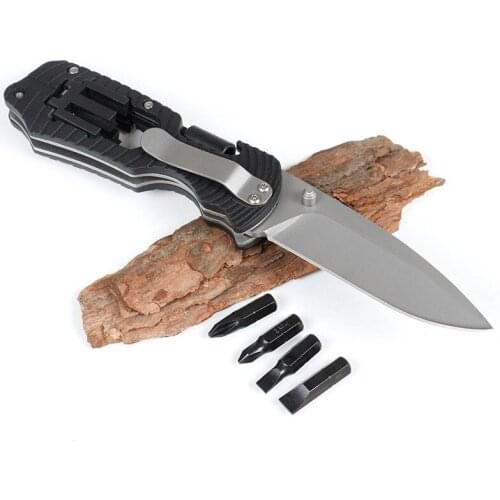 Free shipping Very Sharp Folding Knife Pocket Knife Large Stiletto Tactical Hunting Knife multi-function Outdoor DEC Tools