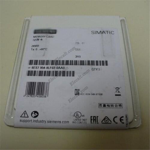Originla new 6ES7954-8LF03-0AA0 6ES7 954-8LF03-0AA0 MEMORY CARD FOR S7-1X00 CPU/SINAMICS, 3,3 V FLASH, 24 MBYTE