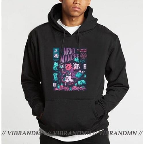 Autumn and winter Fashion Nekomancer mens hooded suit casual hooded sports trendy brand hoodie Dead Cats Back To Life hoodie