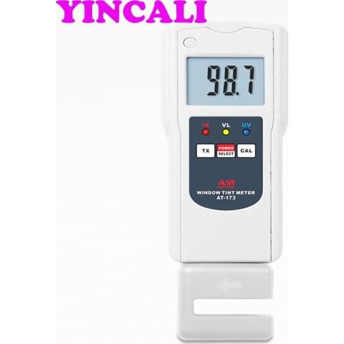 Window Tint Meter AT-173 Transmittance Tester Measures the Transmittance of Ultraviolet Light, Visible Light, and Infrared Light