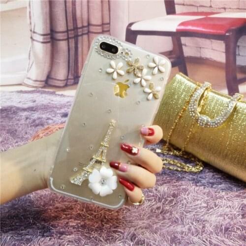 For Samsung A9 A8 A6 PLUS A50 A70 A80 j5 j7 2017 j6 j8 2018 Case Luxury Bling Rhinestone Diamond Soft Transparent TPU Cover Case