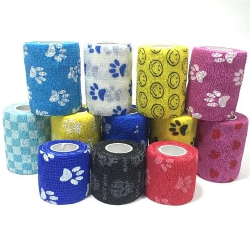 Tatto bandage Self-Adhesive Elastic Bandage First Aid Kit tattoo Tape Security Protection Emergency Sports Body Gauze 10pcs