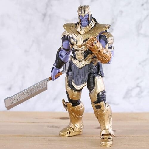 SHF Avengers 4 Endgame Thanos PVC Action Figure Collectible Model Toy