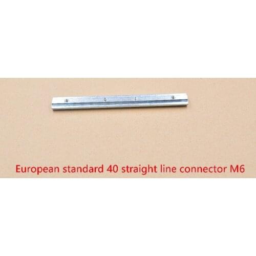 M6 line connector length 180mm width 19mm thickness 10mm zinc plated fastener for european standard 40 aluminum profile 1pcs