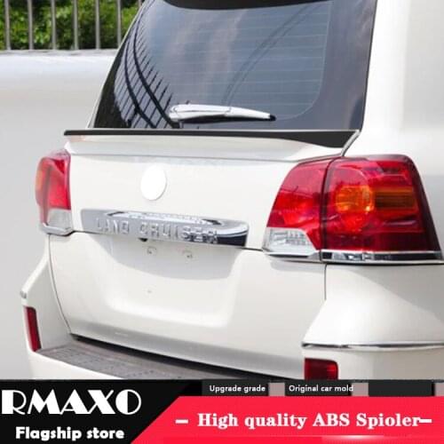 For Land Cruiser Roof Spoiler 2011-2018 Toyota Land Cruiser FJ150 Spoiler ABS plastic Material Car Rear Wing Color Rear Spoiler