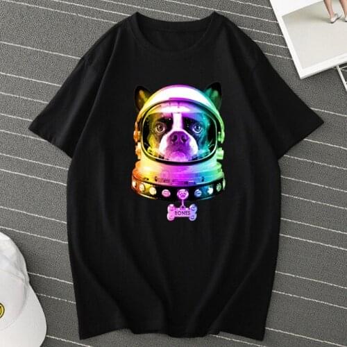 Watercolor Dog T shirt Female Y2k Tops T-shirt Aesthetic Tshirt Funny Women Short Sleeve Harajuku Graphic Tee