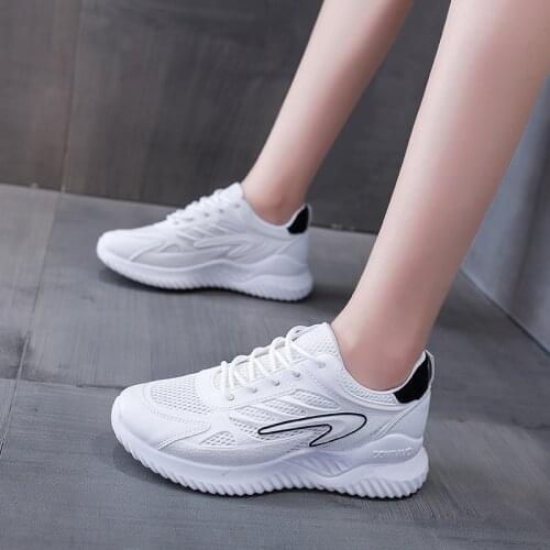 2021 Summer Female Youth Trend Fashion All-match Casual Shoes Comfortable Breathable Mesh Sports Shoes Womens Vulcanized Shoes