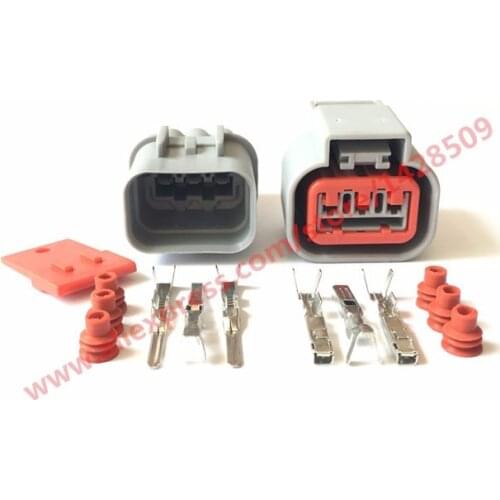 10 Sets KUM KET 3 Pin Car Electrical Female And Male Plug Waterproof Auto Connector With Terminal And Seals