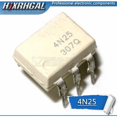 10pcs 4N25 DIP DIP6 Ophotoelectric