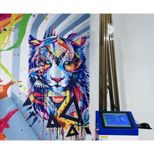 2880DPI New Model 3D Intelligence Inkjet Wall Printing Machine
