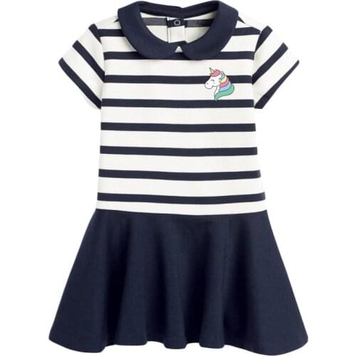 Brand Cotton Baby Girl Clothes Summer Casual Beach Princess Dresses for Girls Children Clothing Infant Babe Kids One-piece Dress