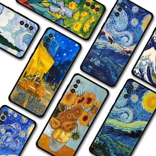 Van Gogh Paintings Case for Samsung Galaxy A51 A71 A32 A72 5G A21s A11 A01 A91 A31 A41 A02 A02s A42 Soft Phone Cover