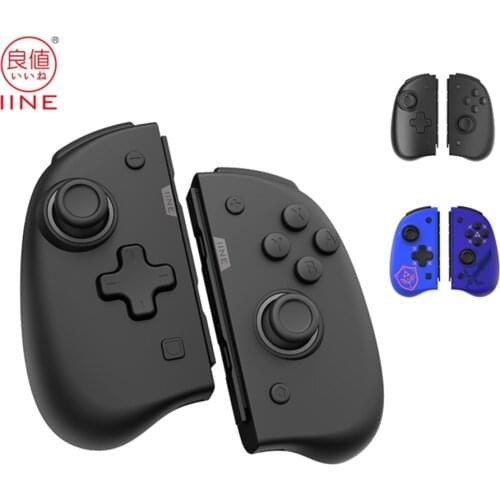 For Nintendo Switch IINE Wake up Right Left Controller Black Auto Fire Mapping Function