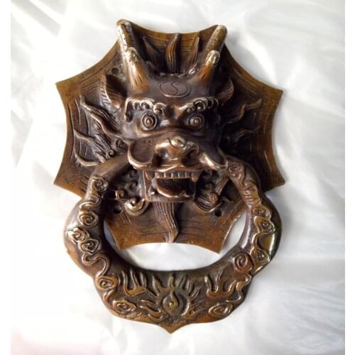 Ancient China Folk sculpture decorative door handle sculpture collection crafts