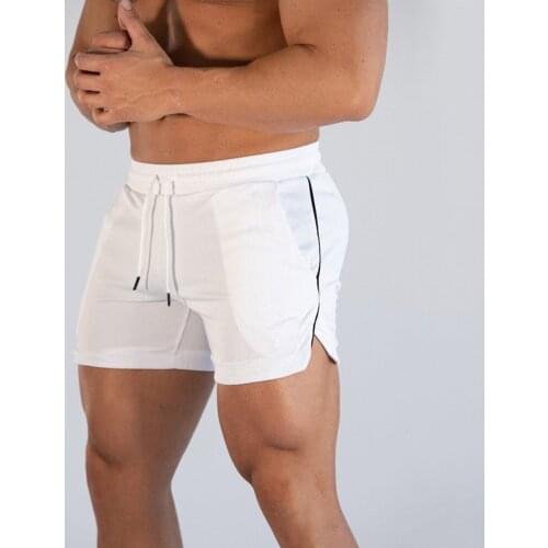 Mens Gyms Fitness Bodybuilding Shorts Man Summer Breathable Mesh Quick-drying Short Pants Male Joggers Workout Beach Shorts