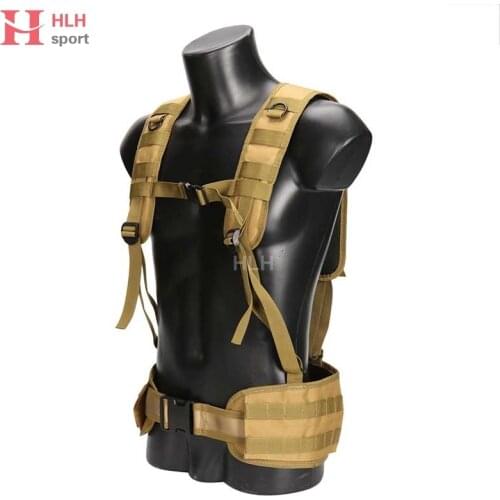 NEW Military Molle Adjustable Tactical Belt Suspenders Durable Molle System Airsoft Belts Sport Waistband Hunting Accessories