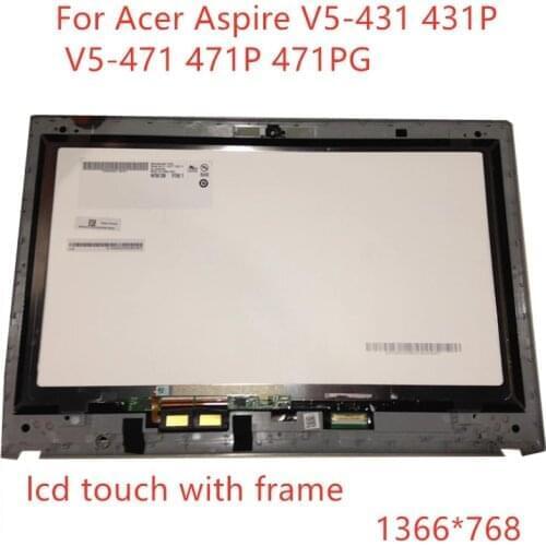 14 inch New LCD Display Touch Screen Digitizer Assembly replacement For Acer aspire V5-471 V5-471P V5-471PG V5-431 V5-431P