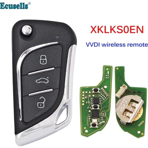 Original XHORSE XKLKS0EN Wire Remote Key Knife Style Work with Xhorse VVDI Tools