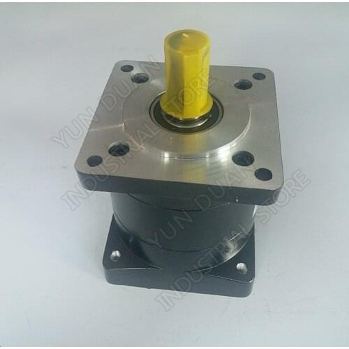 Ratio 50 :1 Nema32 80mm Planetary Gearbox Speed Reducer Shaft 19mm Carbon steel Gear for Servo Stepper Motor