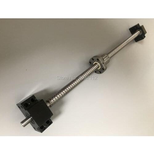 SFU2010 Ballscrew 1050 1100 1200 1500 mm + 2010 Nut Bracket + BK15 BF15 End Support for cnc parts