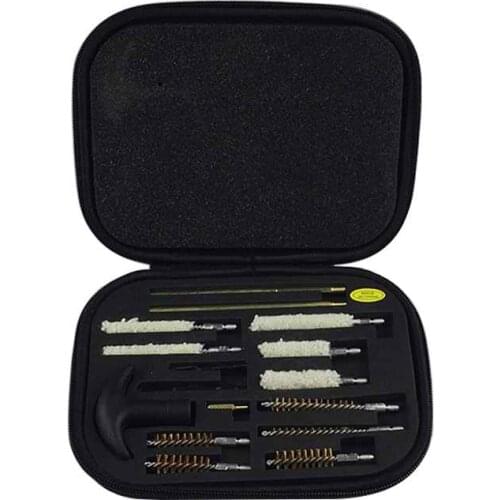 Tactical M16 M4 AR15 accessories .40cal cleaning mop .22cal gun cleaning brush kit Connectindg rod for hunting airsoft