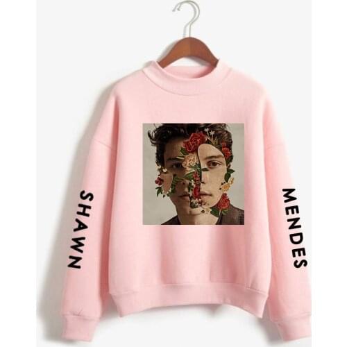 New Spring Harajuku Hoodie Sweatshirt Shawn Mendes Fleece Tracksuit Tops Casual Pullover Hoodies Sweatshirts Moleton Feminino