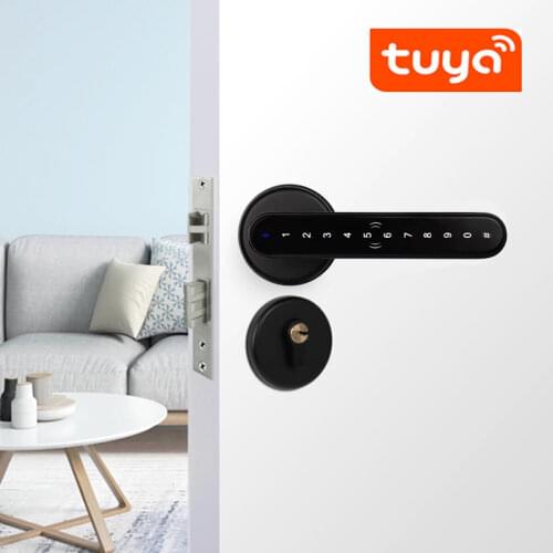 Smart Zinc alloy Electric Passwrd / Mechanical Key Lock 10 user Capacity for Wooden Metal Door