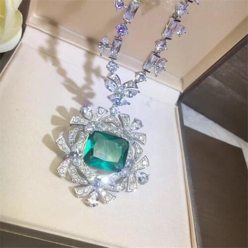 Xc488 Luxury Designer Fashion Silver plated Jewelry zirconia Water droplets shape cf