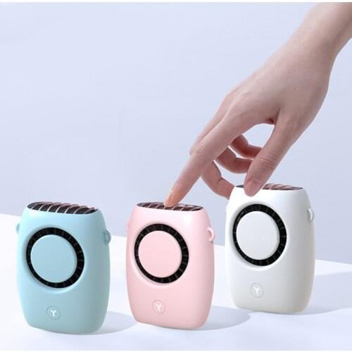 1Pcs Mini Fan Desktop Air Cooling Fan Adjustable Wind Speed Portable Handheld Pocket USB Electric Plastic Fan